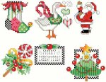 (image for) Checkered Ornaments Set 1